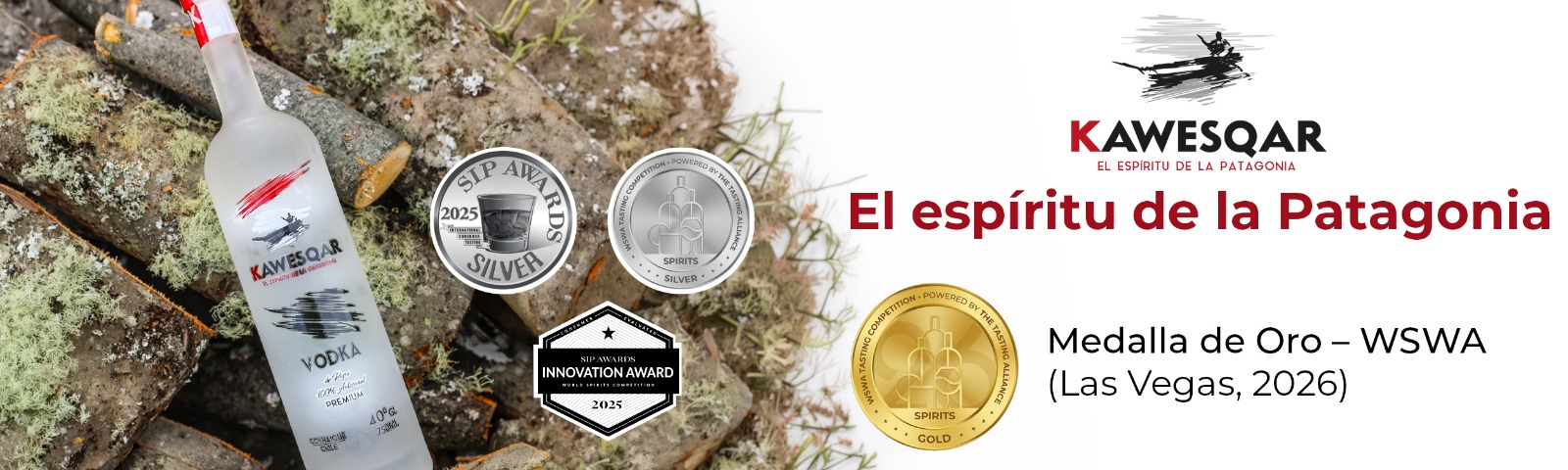 Kawesqar Vodka - El espíritu de la Patagonia